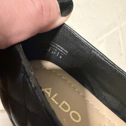 Aldo ballerina shoes, black, size 37