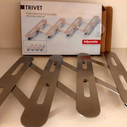 Foldable Adjustable Trivet for Pots and Pans, New