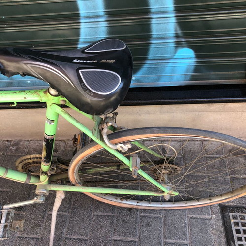 Consetan vintage road racing bicycle, green