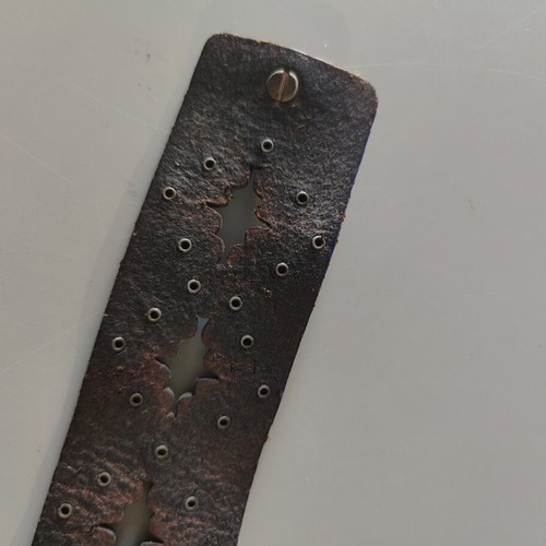 Replay vintage leather boho bracelet cuff like new, brown