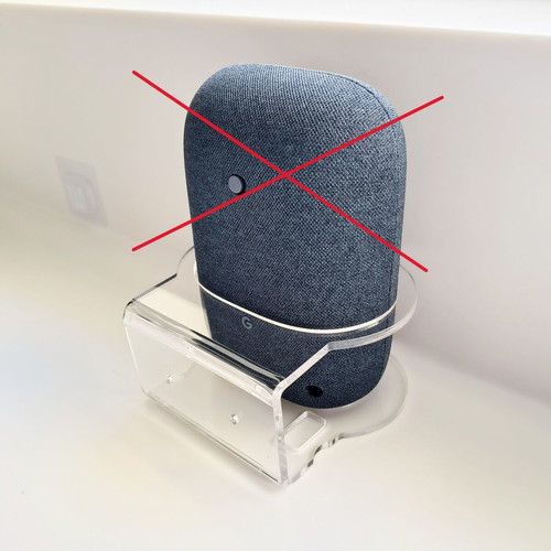 Акрилна стена стойка за Google Nest Audio нова