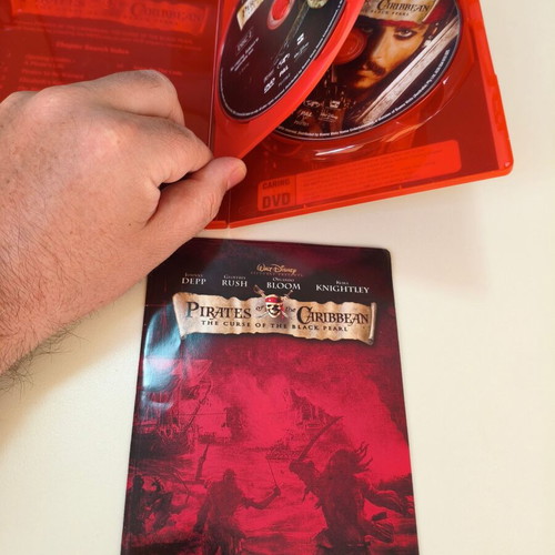 Pirates of the Caribbean The Curse of Black Pearl 2 DVD Special Collectors Edition like new
