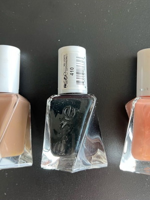Essie gel nail polish in three colors like new