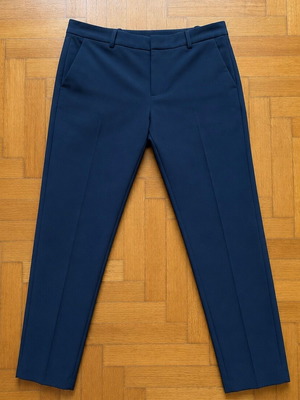 Zara office pants like new, dark blue, size M