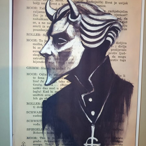 Ghost Ghoul A4 poster