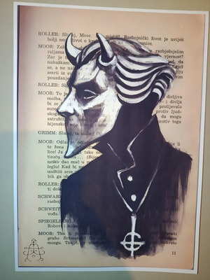 Ghost Ghoul A4 poster