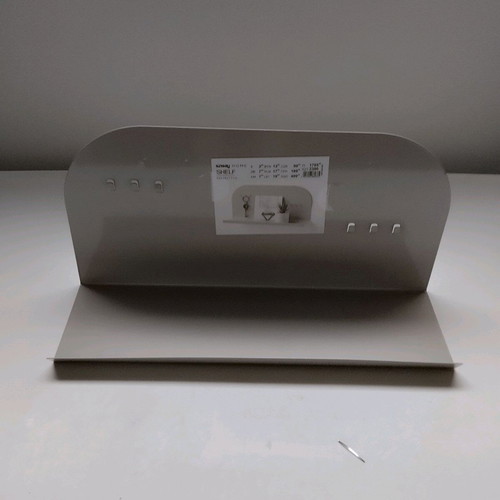 Metal wall shelf for keys new, beige