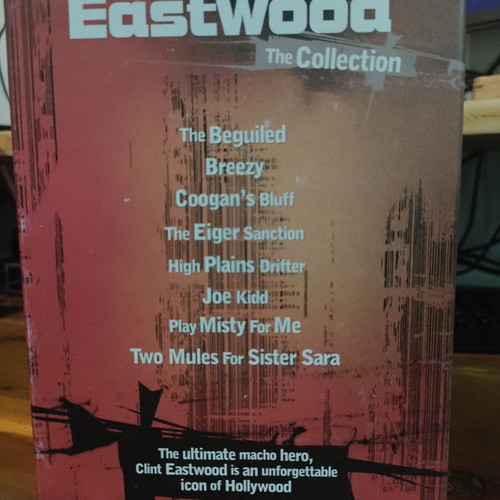 Clint Eastwood The Collection DVD boxset like new with Greek subtitles