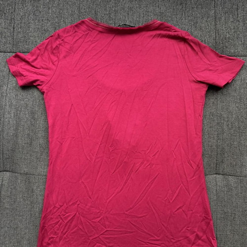 Liu Jo women's t-shirt like new, cyclamen with stones, size M