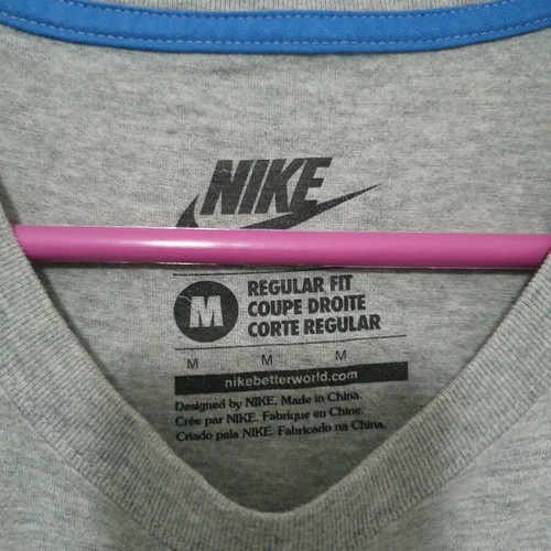Nike Kevin Durant short-sleeve shirt used, size medium, gray