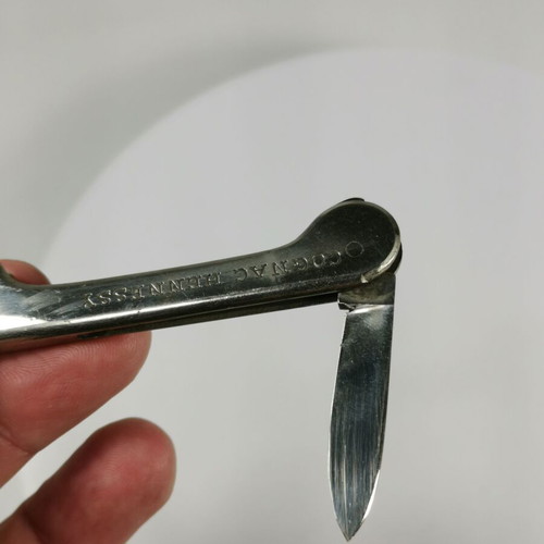 Hennessy Cognac vintage corkscrew bottle opener used