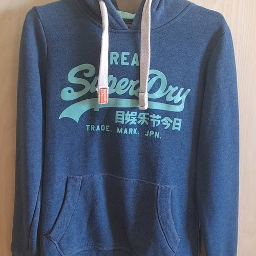 Superdry women's sweatshirt used blue XS