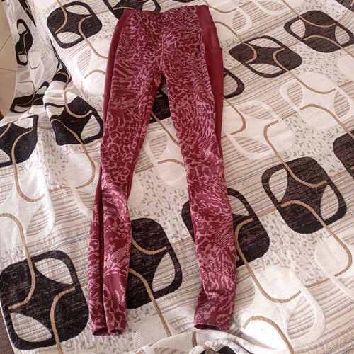 Leggings like new with low elasticity, multicolor, size S