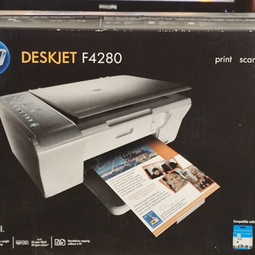 HP DeskJet F4280 printer, print scan copy