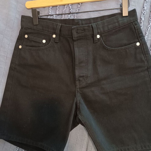 Arket jeans shorts like new, black, size 28
