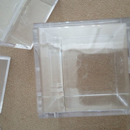 Set of 6 plexiglass boxes new