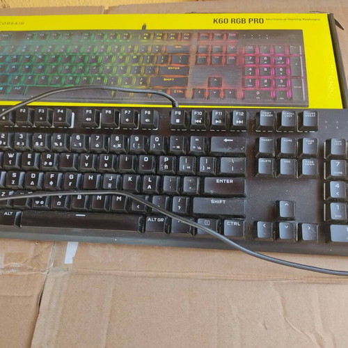 Corsair K60 RGB PRO Mechanical Gaming Keyboard like new