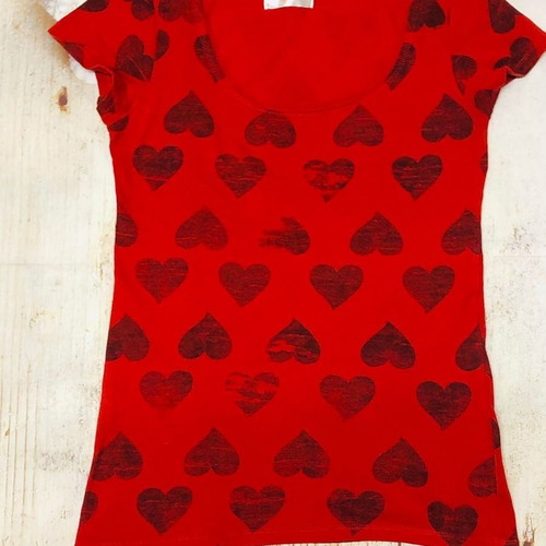 Inditex blouse used, red, size S
