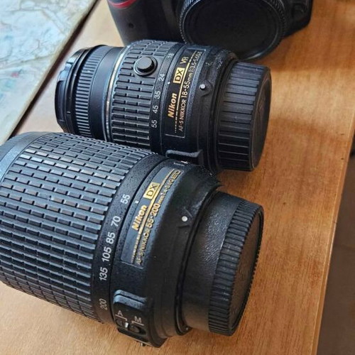 Nikon D3200 camera like new with 2 lenses and accessories