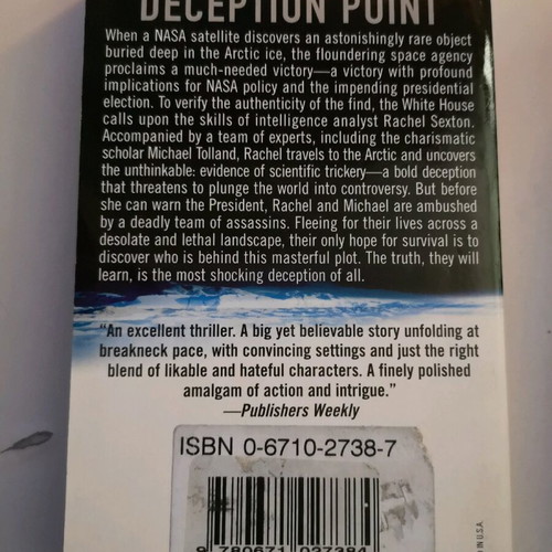 Dan Brown Deception Point paperback like new