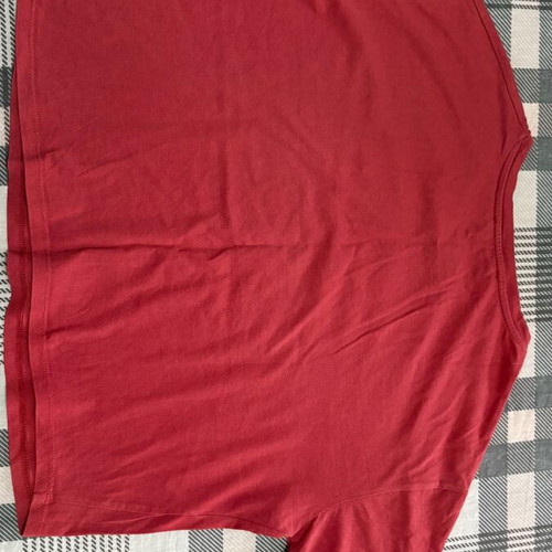 MNG T-shirt coral short sleeve like new, size small