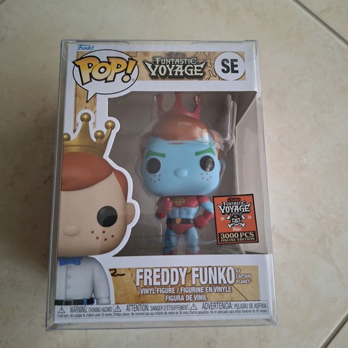 Funko Pop Freddy as Captain Planet like new, Limited 3000pcs Funtastic Voyage