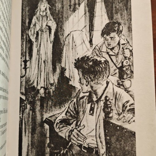 Alfred Hitchcock and the Three Detectives in The Secret of the Horror Tower mystery book