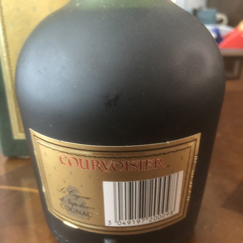 Courvoisier Cognac old 1970 new, sealed