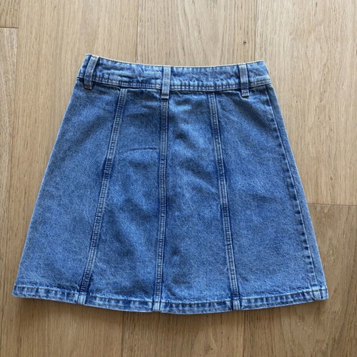 Denim skirt H&M like new, size XXS, blue, 39cm length