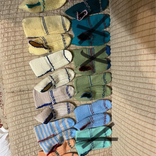 Handmade terlikia new, multicolored