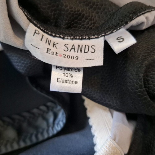 Pink sands one-piece swimsuit like new, size S, black