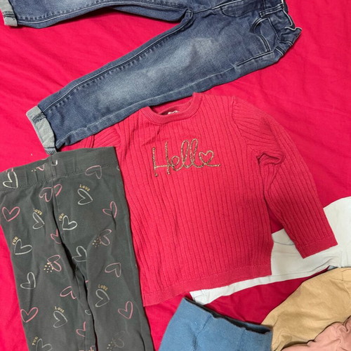 Winter clothes for 4-year-old girl like new, pack