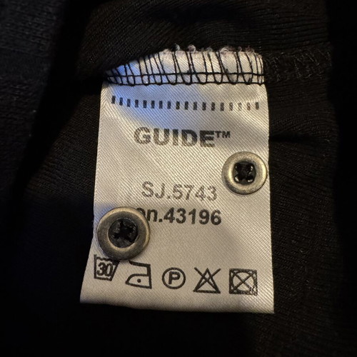 Guide London polo shirt, black, size M