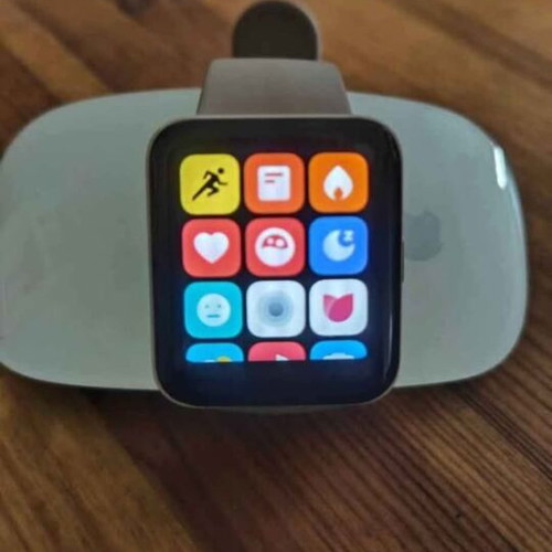 Xiaomi Watch Lite 2 like new, waterproof, beige with straps