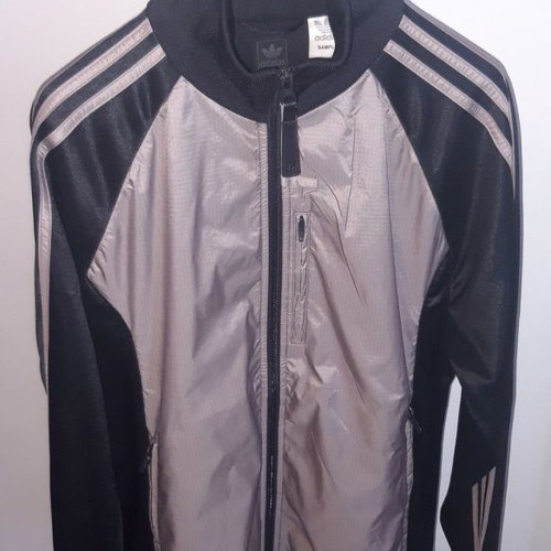 Adidas, black/beige jacket, size L