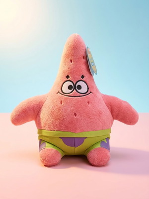 Συλλεκτικό λούτρινο Patrick Star 17εκ, Μπομπ Σφουγγαράκης