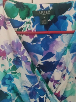 Ralph Lauren Floral Dress Size 12 New