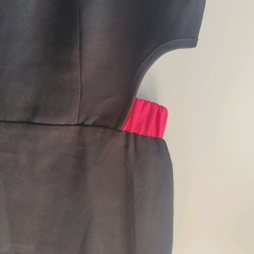 Shein mini dress with cutouts like new, large, black