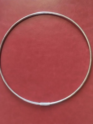 Silver 925 neck wire, 14g, 45cm circumference