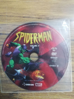 Spiderman Volume 3 Disc 2 DVD μεταχειρισμένο, μεταγλωττισμένο