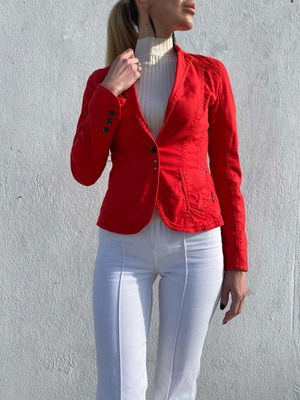 Marc Cain red jacket like new, size S
