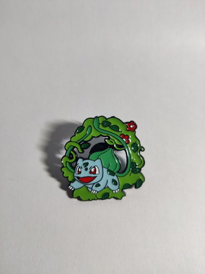 Pokemon Pin Bulbasaur new, hard enamel