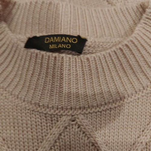 Damiano Milano 2 knitted blouse and pants sets like new, brown and pink