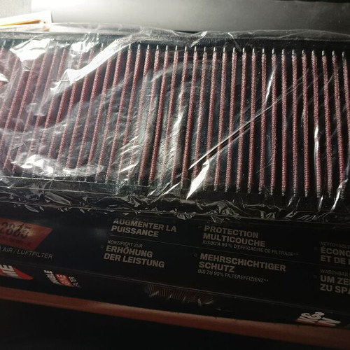 K&N Original Lifetime High-Flow Engine Air Filter new