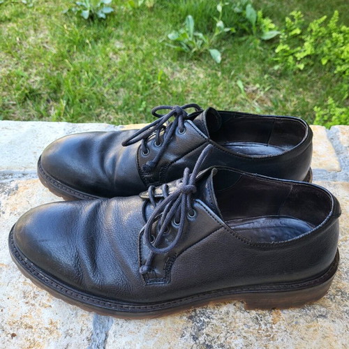Rococo black leather shoes used size 42.5