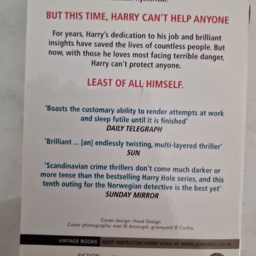 Jo Nesbo Harry Hole books 6 to 10 new, English