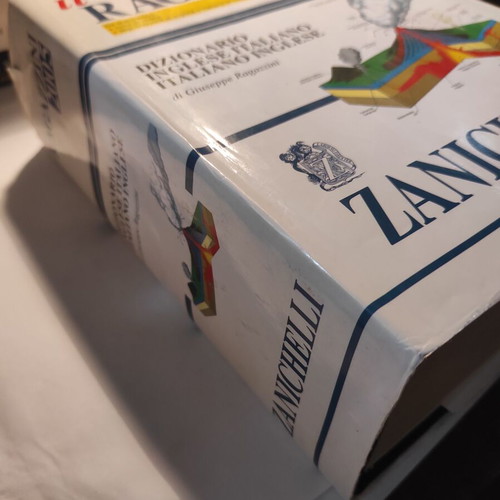 Italian-English dictionary Dizzionario Visuale Zanichelli like new