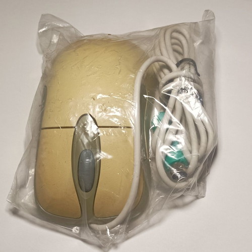 Microsoft vintage wired ball mouse sealed