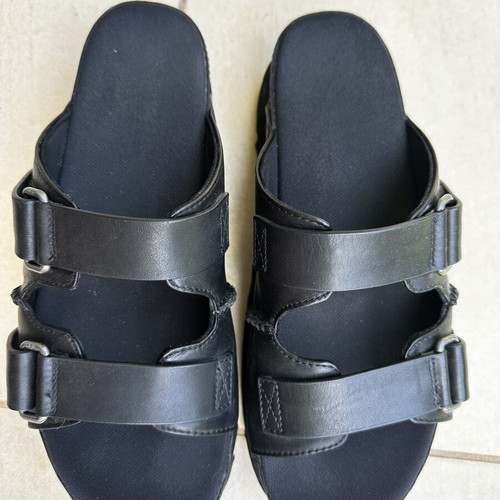 Ugg Goldenstar leather sandals size 41 used, black