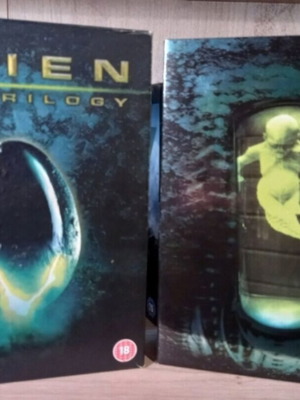 Alien σετ με 4 ταινίες DVD σαν καινούργιο με αγγλικούς υπότιτλους
